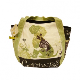 自然風帆布包(小)~良善狗圖案